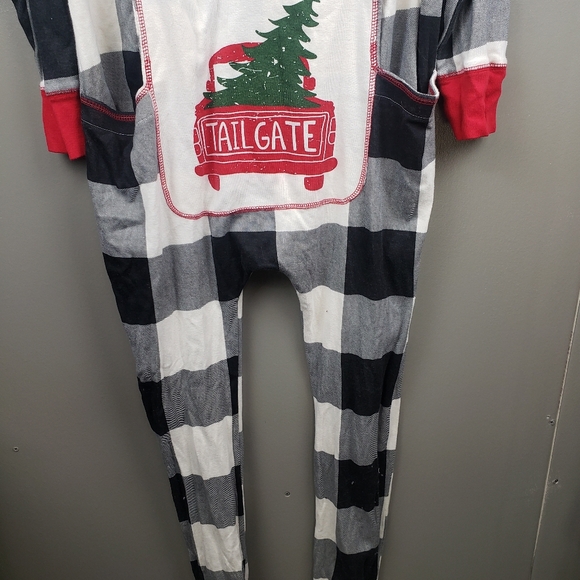 Lazy One Pajamas Sz Large Womens Buffalo Plaid Flap Jack 100% Cotton Long Sleeve - Picture 9 of 12